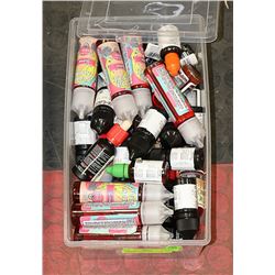 LARGE BIN OF MIXED FLAOUR VAPE - BIN HAS A MIX