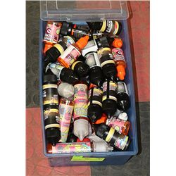 LARGE BIN OF MIXED FLAOUR VAPE - BIN HAS A MIX