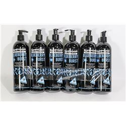 6 PACK SHAMPOOHEADS PROFESSIONAL BLUEBERRY TWIST