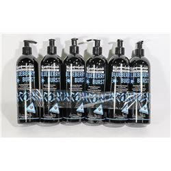 6 PACK SHAMPOOHEADS PROFESSIONAL BLUEBERRY TWIST