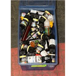 LARGE BIN OF MIXED FLAOUR VAPE - BIN HAS A MIX