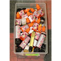 LARGE BIN OF MIXED FLAOUR VAPE - BIN HAS A MIX
