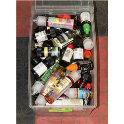 LARGE BIN OF MIXED FLAOUR VAPE - BIN HAS A MIX