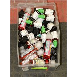 LARGE BIN OF MIXED FLAOUR VAPE - BIN HAS A MIX