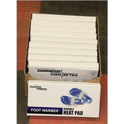 CASE OF NEW REUSABLE PALM NRG FOOT HOT / COLD PAD