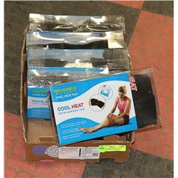 CASE OF NEW REUSABLE COOL HEAT KNEE PAD KITS -GOOD
