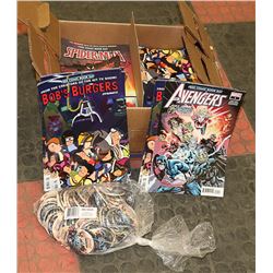 150 NEW FCBD COMICS + AVERAGES BUTTONS