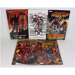 NEW MARVEL GRAPHIC NOVELS X5
