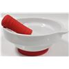 Image 2 : NEW FULL SIZE CERAMIC MORTAR & PESTLE W/ SILICON