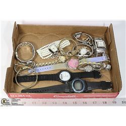 BOX OF WATCHES