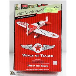 1930 WINGS OF TEXACO TRAVEL AIR MODEL R "MYSTERY
