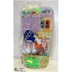 M & M'S EASTER BASKET SEALED