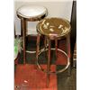 Image 1 : SHOWHOME PAIR OF CHROME BAR STOOLS