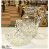 Image 1 : CRYSTAL PITCHER AND CANDY BASKET