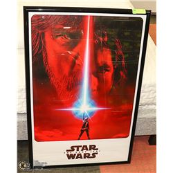 STAR WARS ORIGINAL POSTER IN FRAME