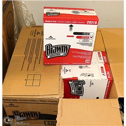 CASE OF BRAWNY INDUSTRIAL MEDIUM DUTY SHOP TOWELS
