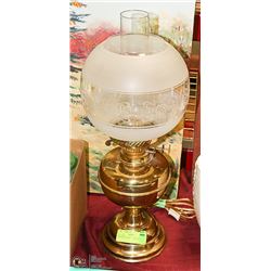 OIL STYLE TABLE LAMP- ELECTRIC