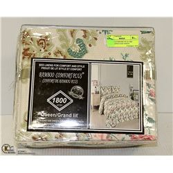 BAMBOO COMFORT PLUS 1800 SERIES QUEEN SIZE WHITE