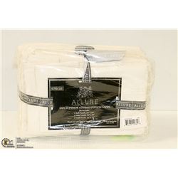 ALLURE 6 PIECE WHITE TOWEL SET