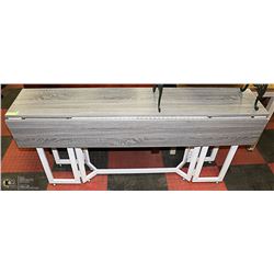 DOUBLE LEAF TABLE HEAVY DUTY METAL FRAME 32" X 64