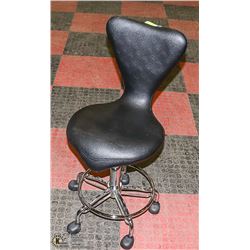NEW SALON BLACK HYDRAULIC SWIVEL BAR STOOL