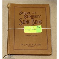 1931 SCHOOL AND COMMUNITY SONG BOOK