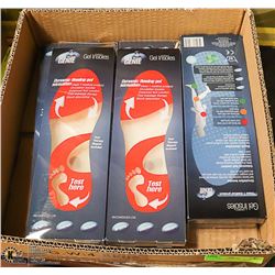 LOT OF 6 PAIRS OF GEL GENIE UNISEX INSOLES