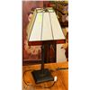 Image 1 : STAINED GLASS STYLE METAL BASE LAMP