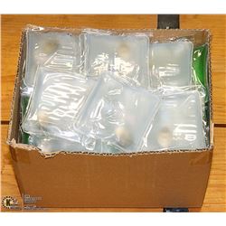 CASE OF 70 NEW REUSABLE INDIVIDUAL HEAT PADS GREAT