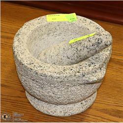 LARGE MORTAR AND PESTLE