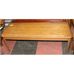 ESTATE SOLID WOOD DARK OAK COFFEE TABLE