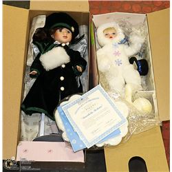 12" BENEATH THE MISTLETOE DOLL