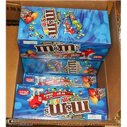 CASE WITH 6 BOXES OF 24 M&M MINIS