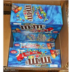 CASE WITH 6 BOXES OF 24 M&M MINIS