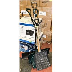 LOT OF 4 SNOW SHOVELS