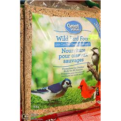 4 BAGS GREAT VALUE WILD BIRD SEED 18KG