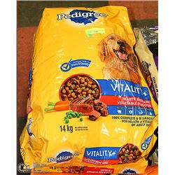 3 BAGS PEDIGREE DOG FOOD 14KG