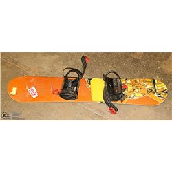 KID'S KEMPER SNOW BOARD AND BINDINGS