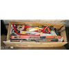 Image 1 : 3 FT LONG WOODEN BOX FULL OF TOOLS
