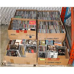 PALLET OF 1000+ CDS SOME ROCK, METAL, POP & MORE