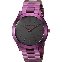 NEW MICHAEL KORS PLUM TONE WATCH MSRP $255