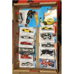 BOX OF 12 ASSORTED HOTWHEEL COLLECTOR CARS