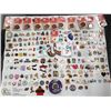 Image 1 : SHEET WITH OVER 200 PINS, OILERS, LEGION, SCREW