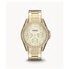 Image 1 : NEW FOSSIL TRIPLE CHRONO GOLD TONE MSRP $199