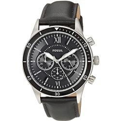 NEW FOSSIL TRIPLE CHRONO BLACK DIAL 43MM MSRP $225