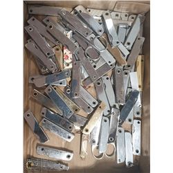 BOX OF SMALL POCKET KNIVES