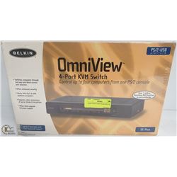 OMNI VIEW 4 PORT KVM SWITCH
