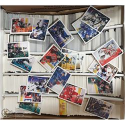 BOX OF ASSORTED SPORTS CARDS INCLUDING NHL, NBA