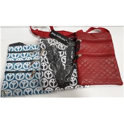 LOT OF 3 NEW CROSSBODY PURSES