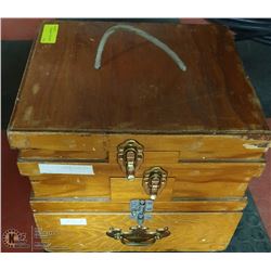 VINTAGE BOX WITH CONTENTS